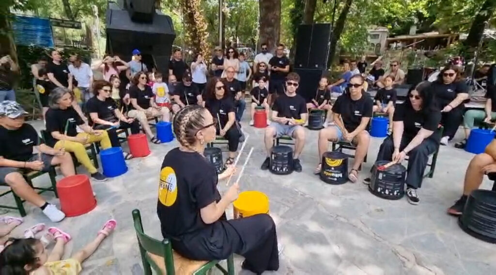 Bucket Drumming Team @TownBy The River Festival 3