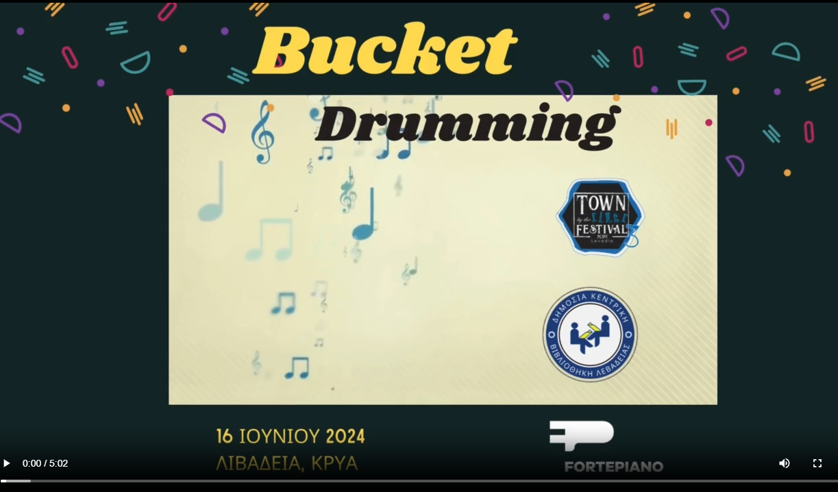 Bucket Drumming 2024, στις Πηγές Κρύας